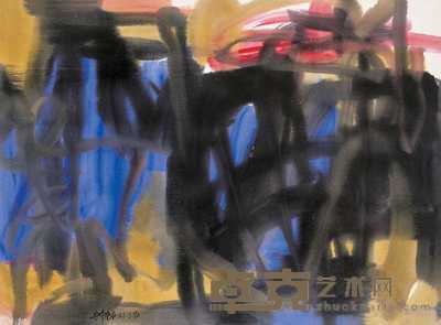 钟玲 渡过黄色系列 79×108cm